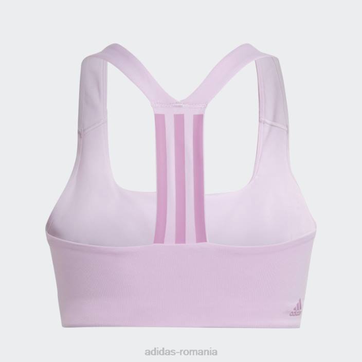 Adidas powerimpact training sutien mediu suport lila femei liliac 2JBN3026