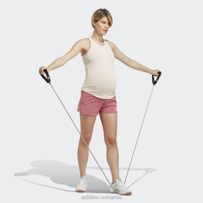 Adidas quartz aeroready train essentials maiou slim-fit (maternitate) adidas femei cuarț/alb 2JBN9297