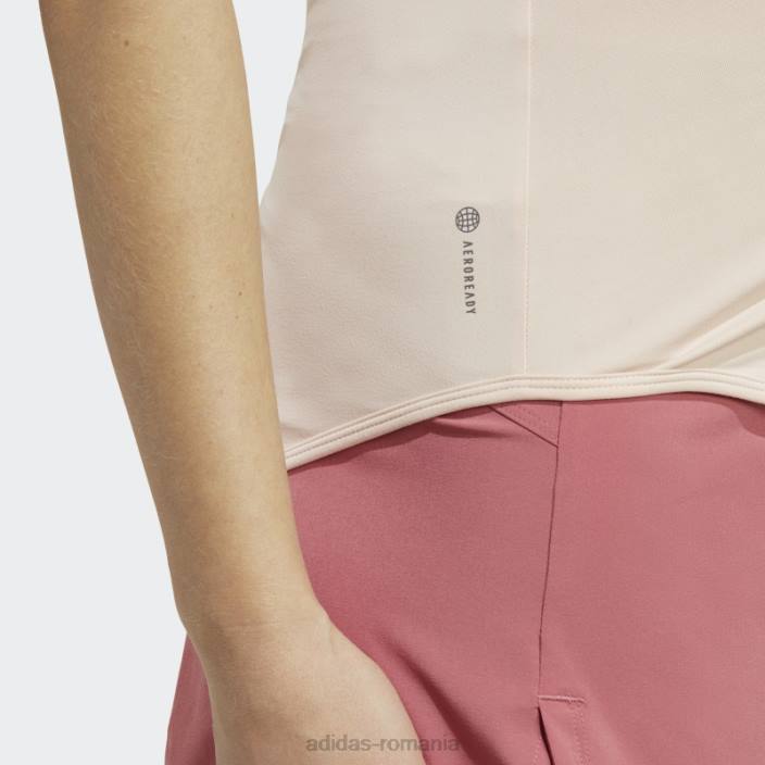 Adidas quartz aeroready train essentials maiou slim-fit (maternitate) adidas femei cuarț/alb 2JBN9297