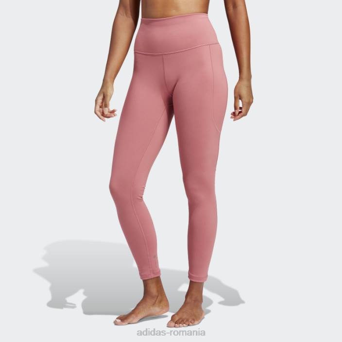 Adidas roz yoga studio 7/8 jambiere moda femei roz 2JBN9079