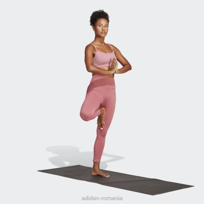 Adidas roz yoga studio 7/8 jambiere moda femei roz 2JBN9079