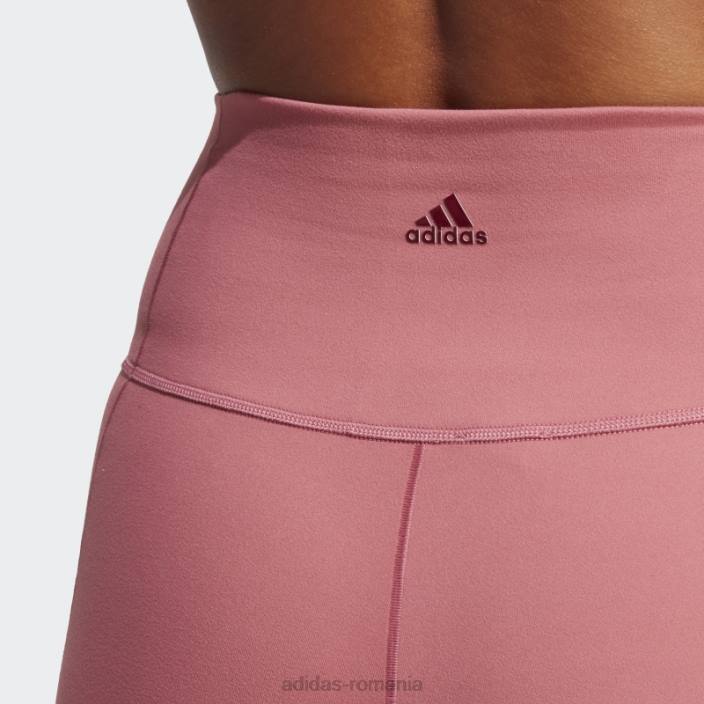 Adidas roz yoga studio 7/8 jambiere moda femei roz 2JBN9079