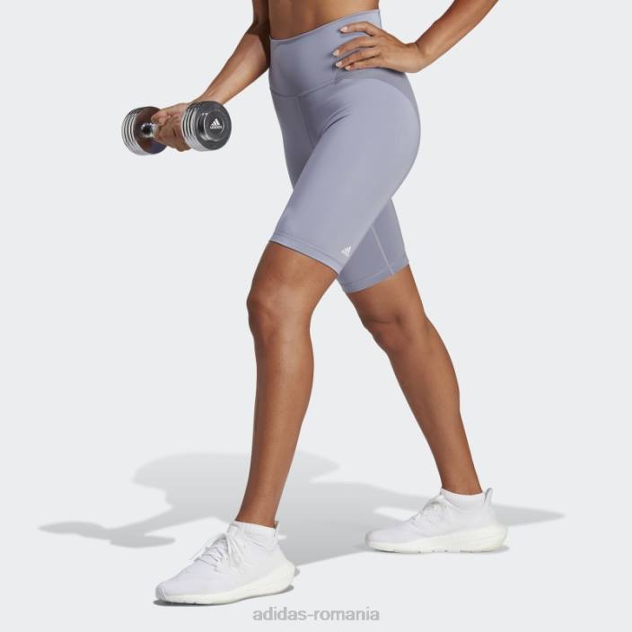 Adidas silver violet optime training bike jambiere scurte adidas femei violet argintiu 2JBN9663