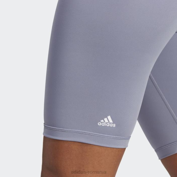 Adidas silver violet optime training bike jambiere scurte adidas femei violet argintiu 2JBN9663