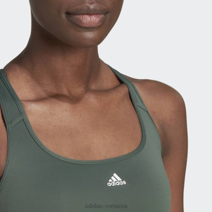 Adidas sutien adidas cu suport mediu de antrenament green oxide powerreact femei oxid verde 2JBN10731