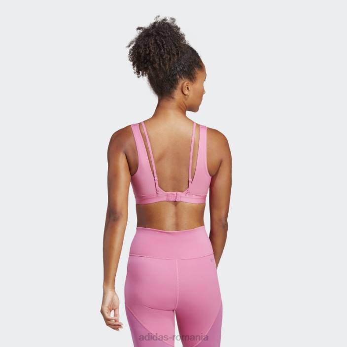 Adidas sutien adidas cu susținere medie fucsia powerimpact luxe femei fucsie 2JBN16653