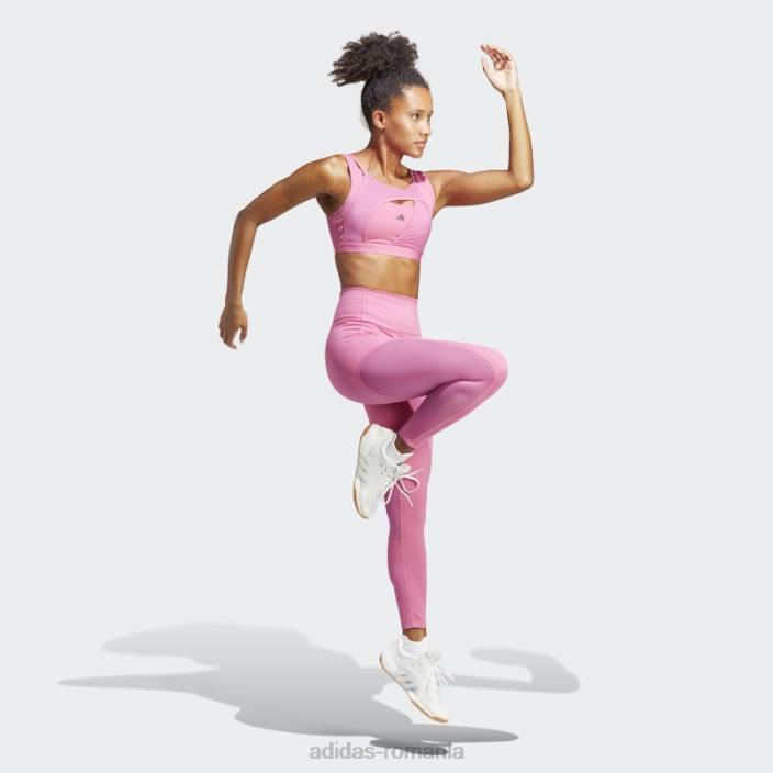 Adidas sutien adidas cu susținere medie fucsia powerimpact luxe femei fucsie 2JBN16653