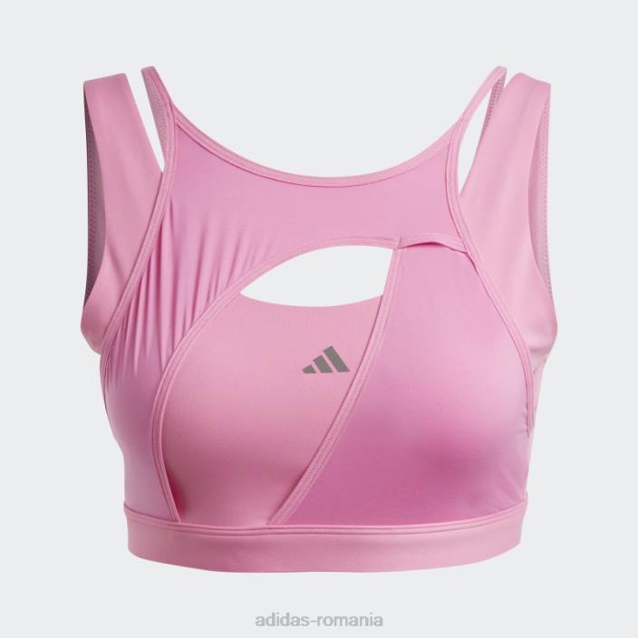 Adidas sutien adidas cu susținere medie fucsia powerimpact luxe femei fucsie 2JBN16653