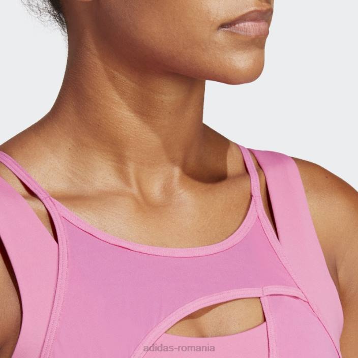 Adidas sutien adidas cu susținere medie fucsia powerimpact luxe femei fucsie 2JBN16653