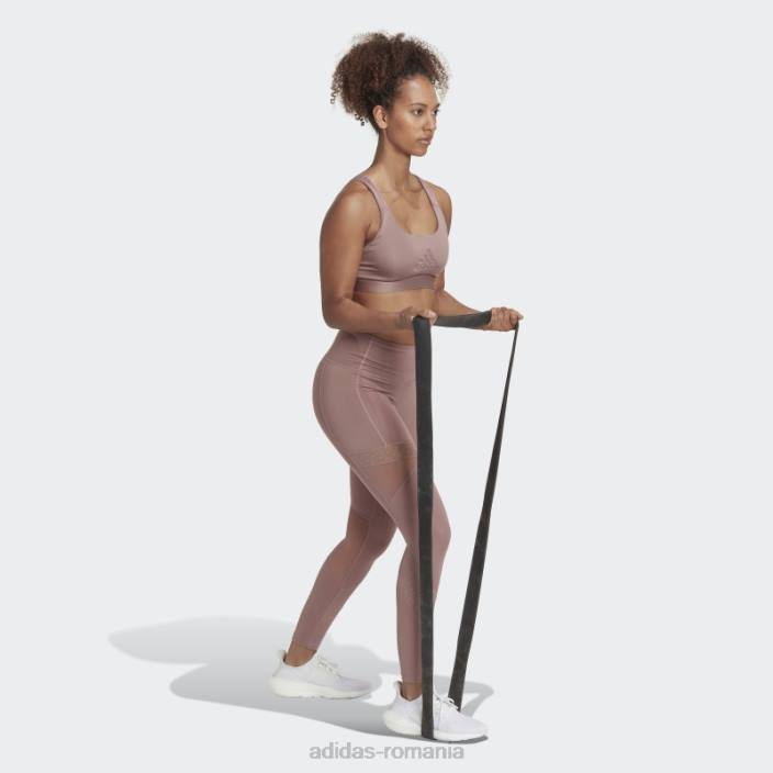 Adidas sutien circuit de susținere medie pentru antrenament powerreact violet adidas femei Violet 2JBN10764