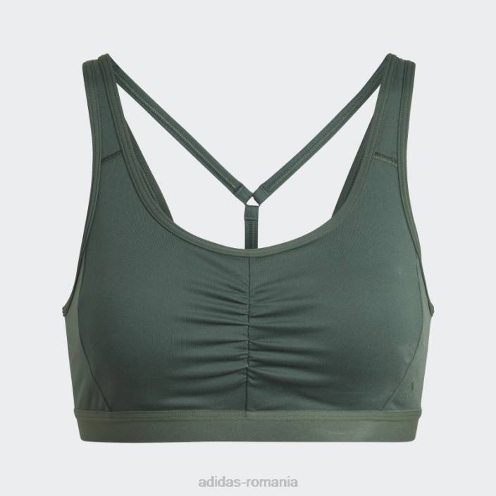 Adidas sutien cu suport mediu coreessentials verde oxid femei oxid verde 2JBN10717