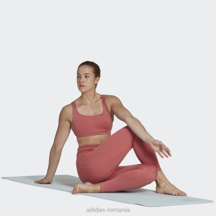 Adidas sutien cu suport mediu coreflow roșu femei roșu/aluminiu 2JBN10783