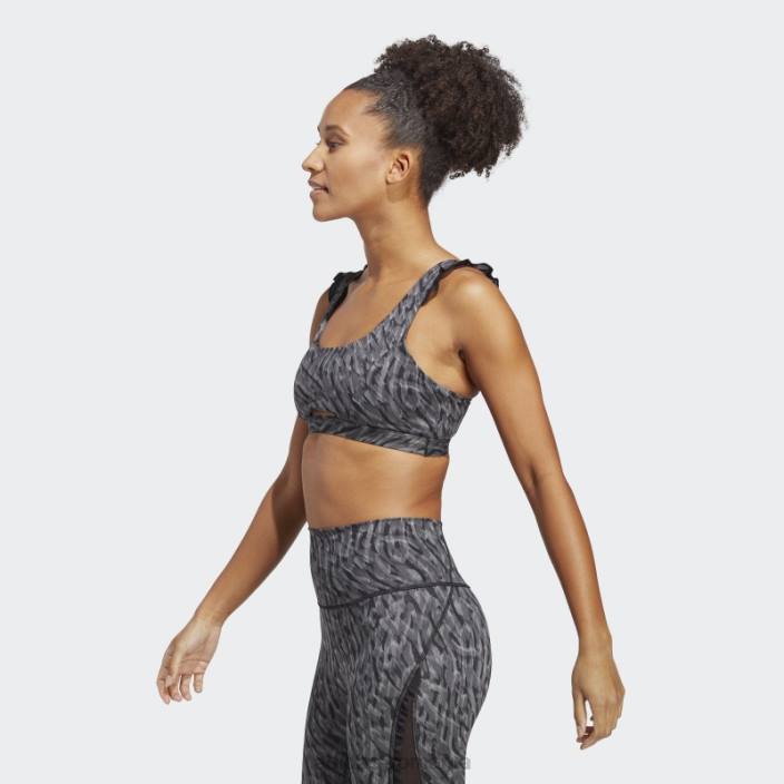 Adidas sutien cu suport mediu coreflow studio negru adidas femei negru 2JBN9054