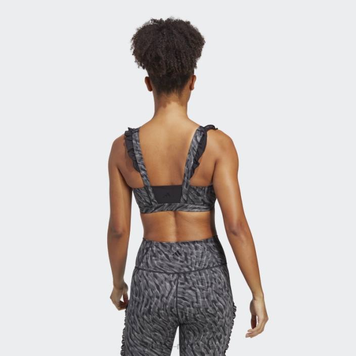 Adidas sutien cu suport mediu coreflow studio negru adidas femei negru 2JBN9054
