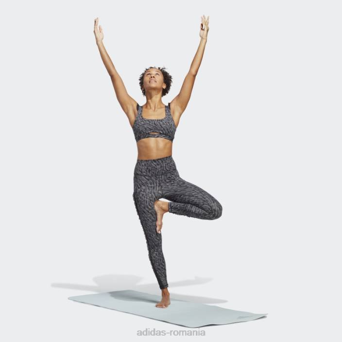 Adidas sutien cu suport mediu coreflow studio negru adidas femei negru 2JBN9054