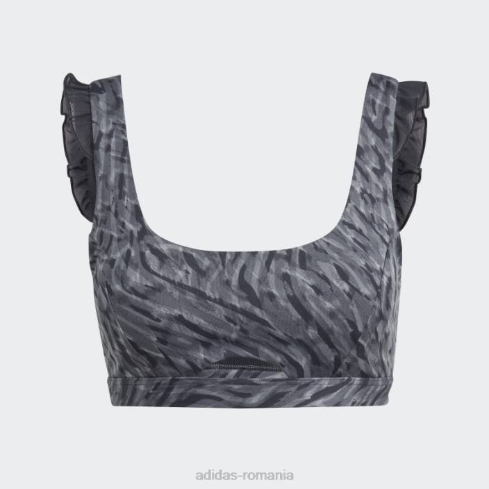 Adidas sutien cu suport mediu coreflow studio negru adidas femei negru 2JBN9054