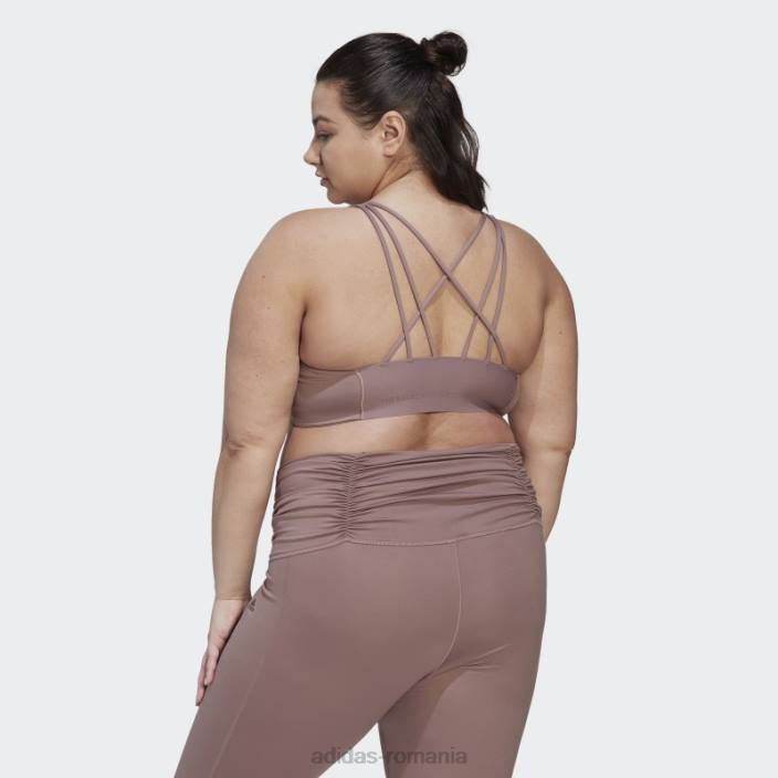 Adidas sutien cu suport mediu coreflow violet (mărime plus) adidas femei Violet 2JBN10749