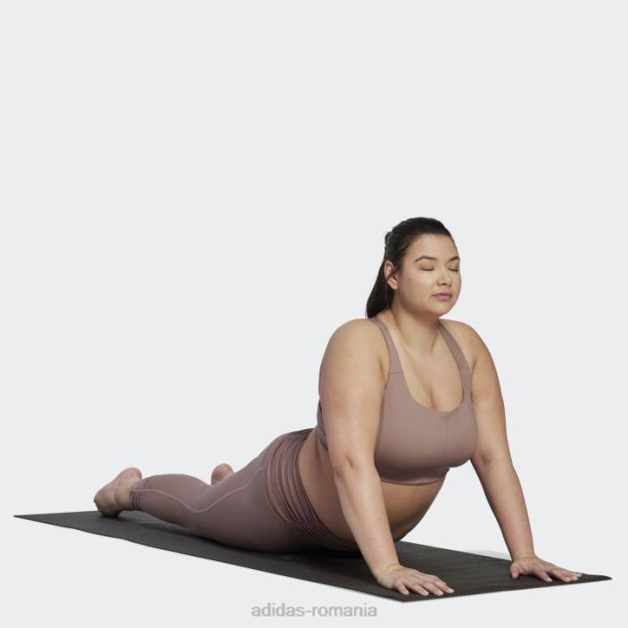 Adidas sutien cu suport mediu coreflow violet (mărime plus) adidas femei Violet 2JBN10749