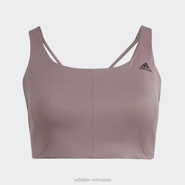 Adidas sutien cu suport mediu coreflow violet (mărime plus) adidas femei Violet 2JBN10749