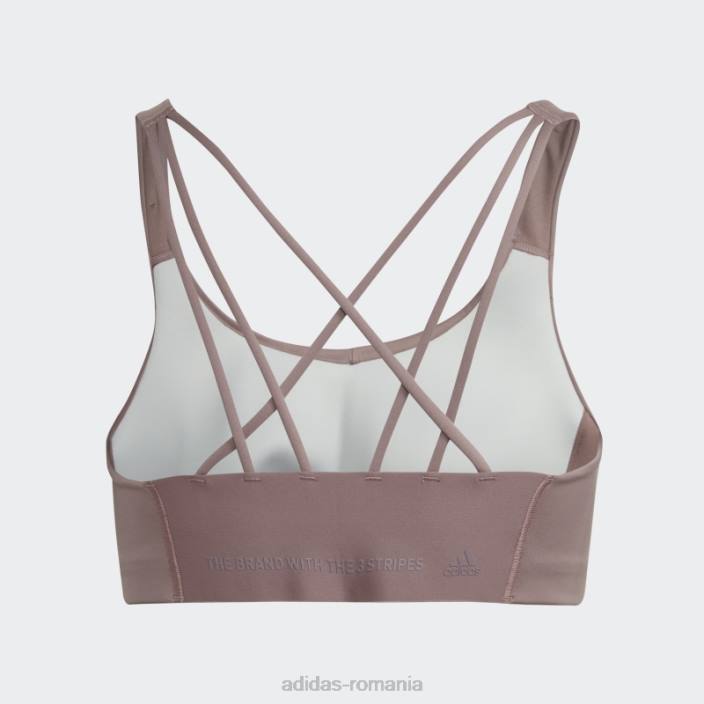 Adidas sutien cu suport mediu coreflow violet (mărime plus) adidas femei Violet 2JBN10749