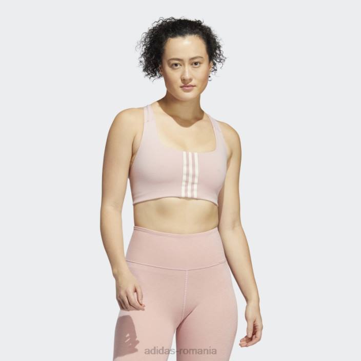 Adidas sutien cu suport mediu pentru antrenament powerimpact mov adidas femei mov 2JBN17550