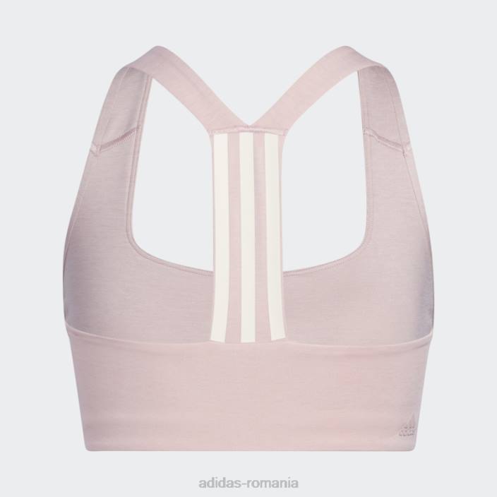 Adidas sutien cu suport mediu pentru antrenament powerimpact mov adidas femei mov 2JBN17550
