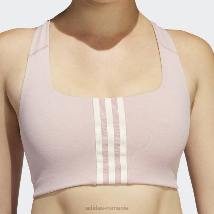 Adidas sutien cu suport mediu pentru antrenament powerimpact mov adidas femei mov 2JBN17550