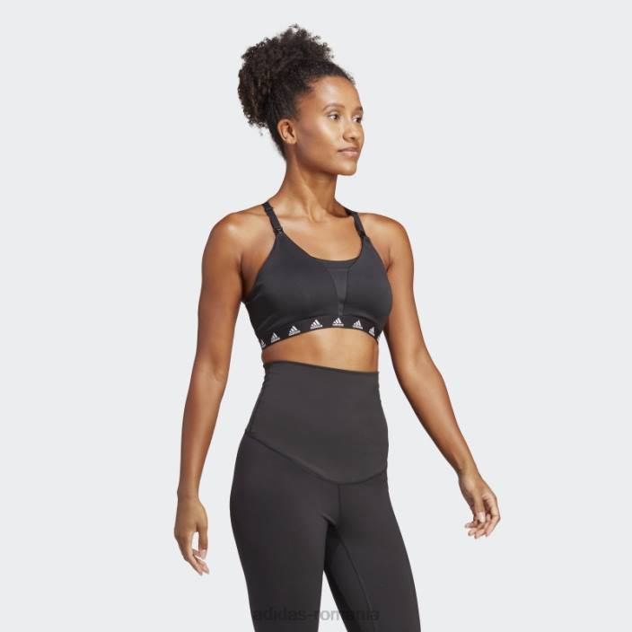 Adidas sutien de alăptare negru cu susținere la lumină adidas femei negru 2JBN17379