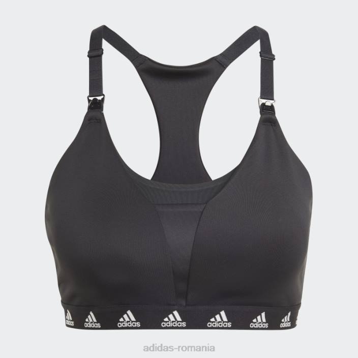 Adidas sutien de alăptare negru cu susținere la lumină adidas femei negru 2JBN17379