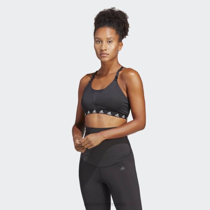 Adidas sutien de alăptare negru cu susținere la lumină femei negru 2JBN9347