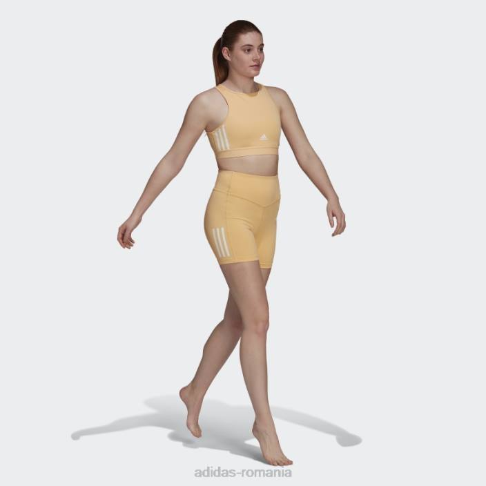 Adidas sutien de antrenament cu susținere ușoară pentru antrenament aeroready amber hyperglam femei chihlimbar 2JBN2831