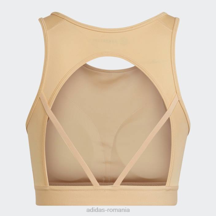Adidas sutien de antrenament cu susținere ușoară pentru antrenament aeroready amber hyperglam femei chihlimbar 2JBN2831