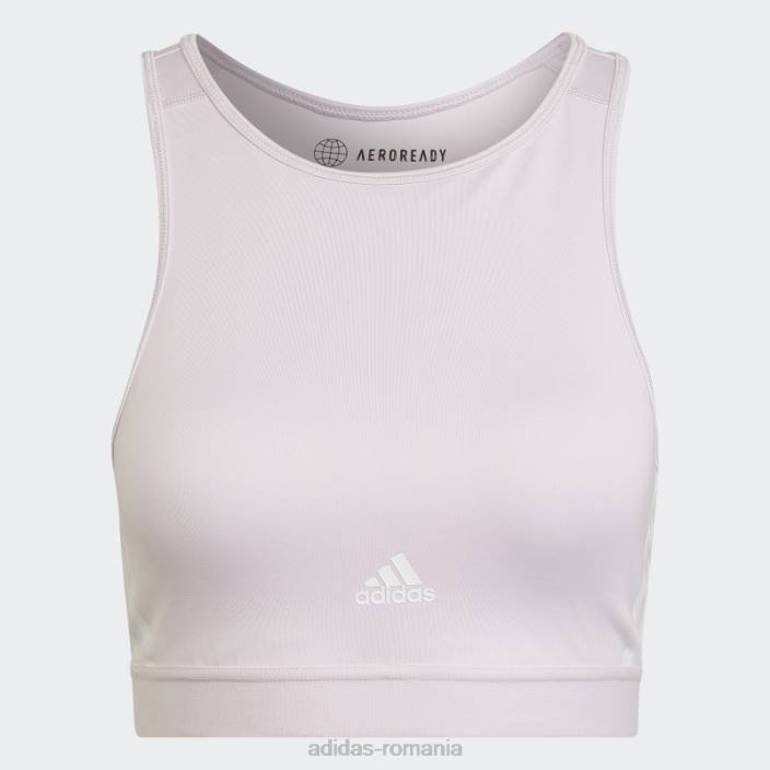 Adidas sutien de antrenament cu susținere ușoară pentru antrenament aeroready hyperglam roz adidas femei roz 2JBN2853