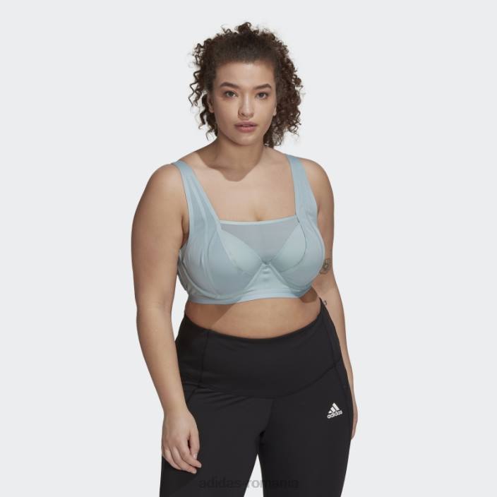 Adidas sutien de antrenament de înaltă susținere pentru antrenament tlrd impact lux gri (plus mărime) femei gri 2JBN10631