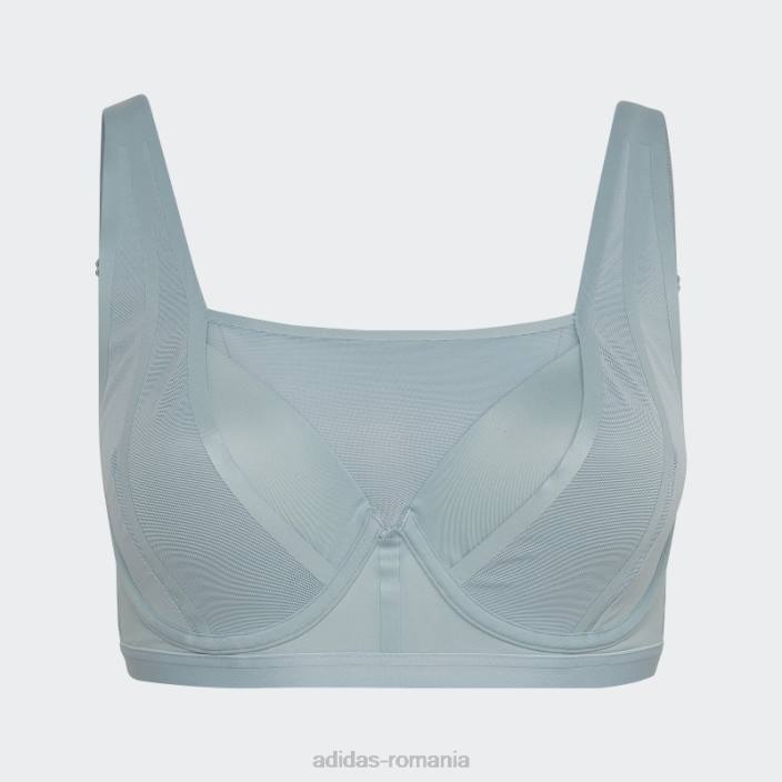 Adidas sutien de antrenament de înaltă susținere pentru antrenament tlrd impact lux gri (plus mărime) femei gri 2JBN2818