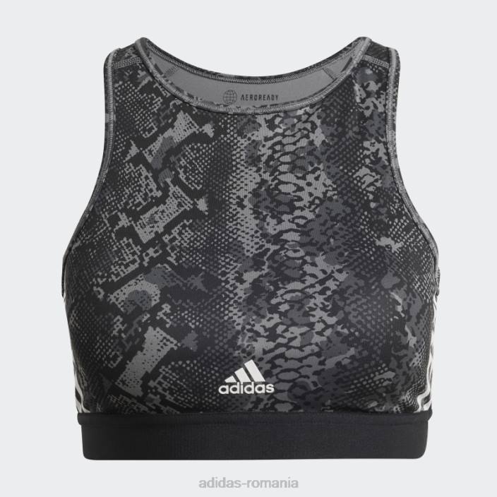 Adidas sutien de antrenament hyperglam aeroready cu susținere la lumină multicolor femei multicolor/gri/negru 2JBN2894