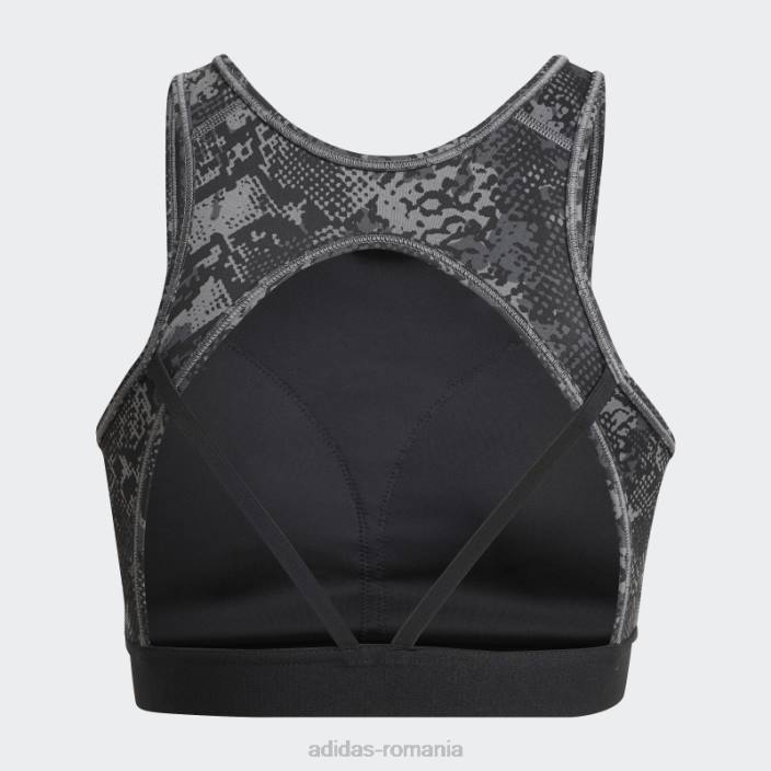 Adidas sutien de antrenament hyperglam aeroready cu susținere la lumină multicolor femei multicolor/gri/negru 2JBN2894