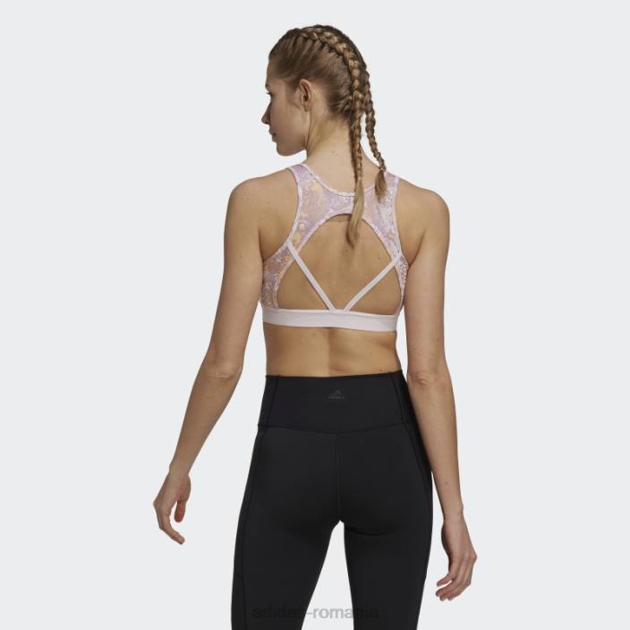 Adidas sutien de antrenament hyperglam aeroready cu susținere ușoară multicolor adidas femei multicolor/roz/chihlimbar/mov 2JBN2868