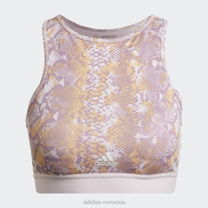 Adidas sutien de antrenament hyperglam aeroready cu susținere ușoară multicolor adidas femei multicolor/roz/chihlimbar/mov 2JBN2868