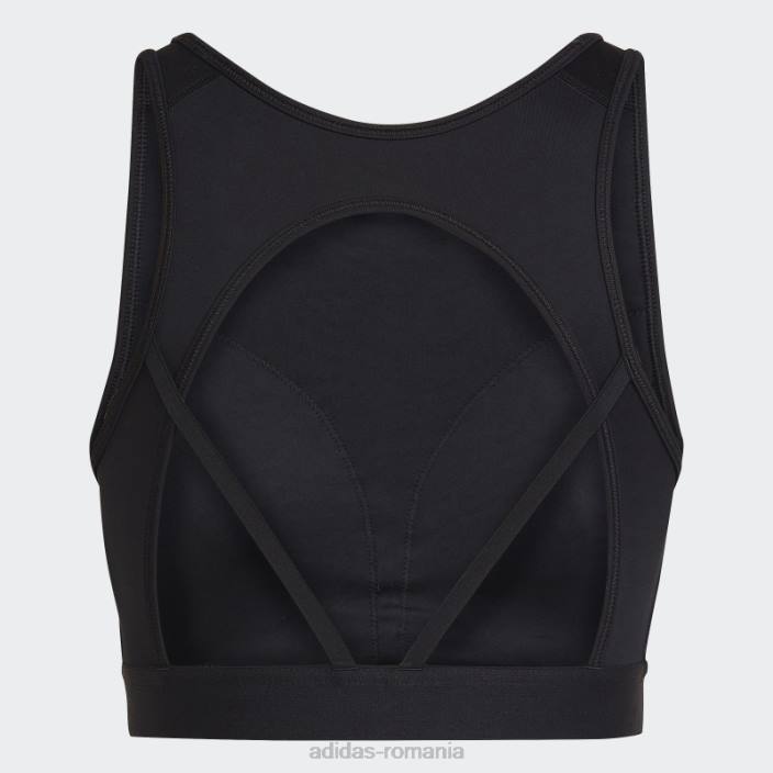 Adidas sutien de antrenament hyperglam aeroready cu susținere ușoară negru adidas femei negru 2JBN2982