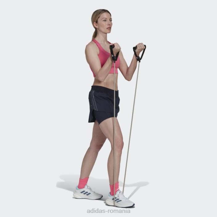 Adidas sutien de buzunar cu suport mediu pentru alergare, magenta femei magenta 2JBN2828
