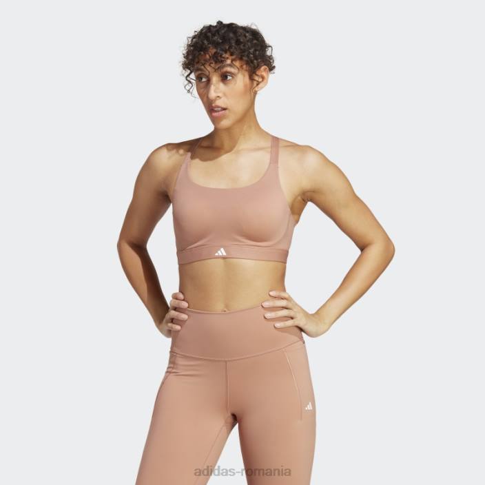 Adidas sutien de înaltă susținere pentru antrenament cu impact de lux croit în argilă femei lut 2JBN9250