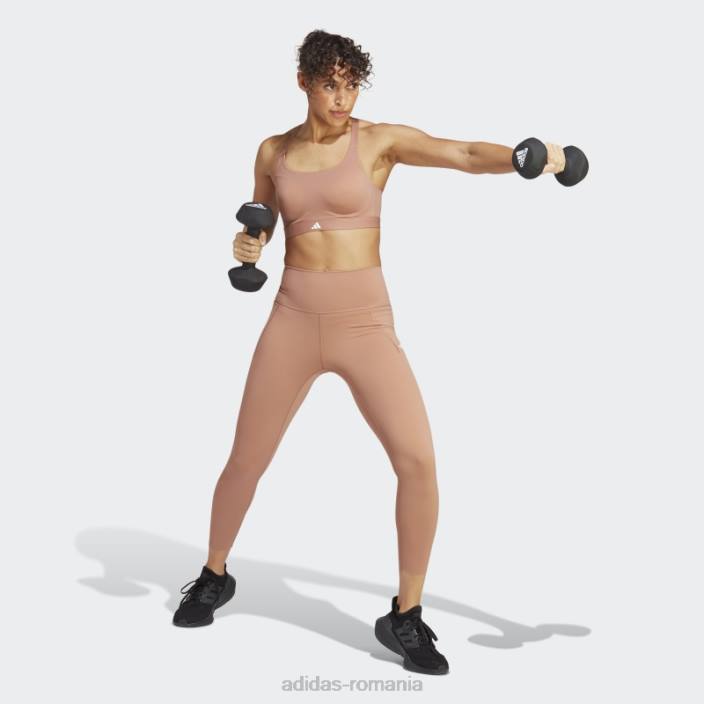 Adidas sutien de înaltă susținere pentru antrenament cu impact de lux croit în argilă femei lut 2JBN9250