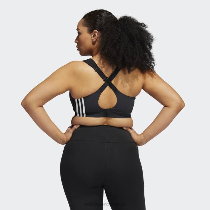 Adidas sutien de înaltă susținere pentru antrenament cu impact tlrd fashion negru (plus mărime) femei alb negru 2JBN2659