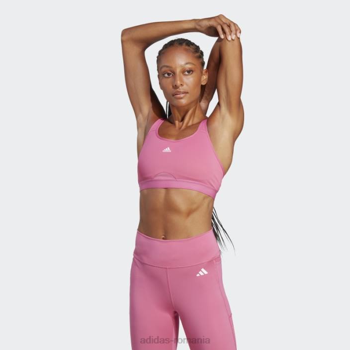 Adidas sutien de înaltă susținere pentru antrenament fucsia tlrd move femei fucsie 2JBN16562