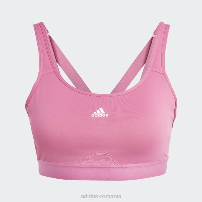 Adidas sutien de înaltă susținere pentru antrenament fucsia tlrd move femei fucsie 2JBN16562