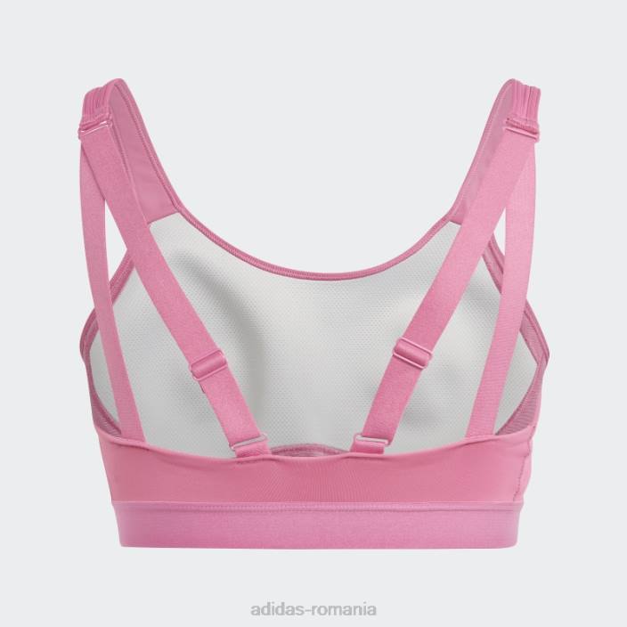 Adidas sutien de înaltă susținere pentru antrenament fucsia tlrd move femei fucsie 2JBN16562