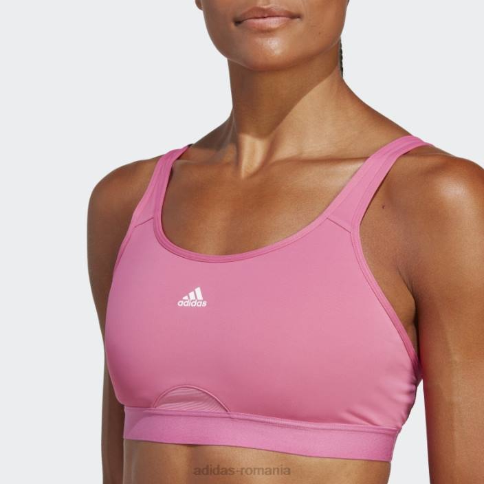 Adidas sutien de înaltă susținere pentru antrenament fucsia tlrd move femei fucsie 2JBN16562