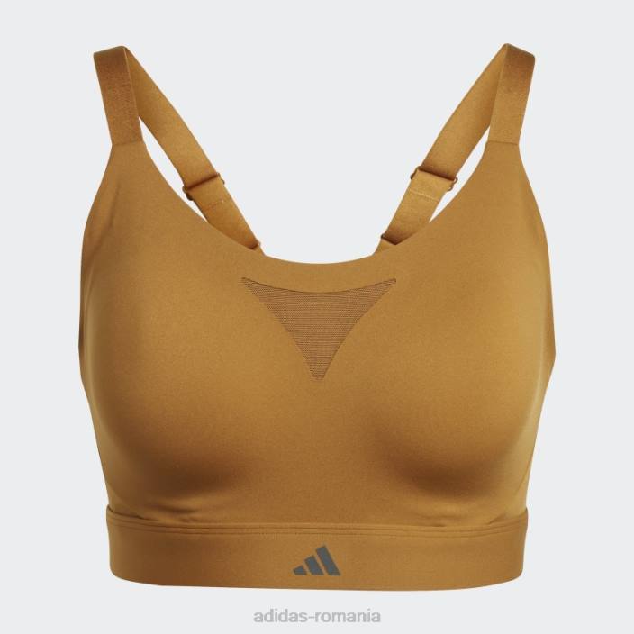 Adidas sutien de înaltă susținere pentru antrenament la impact, bronz femei bronz 2JBN9260