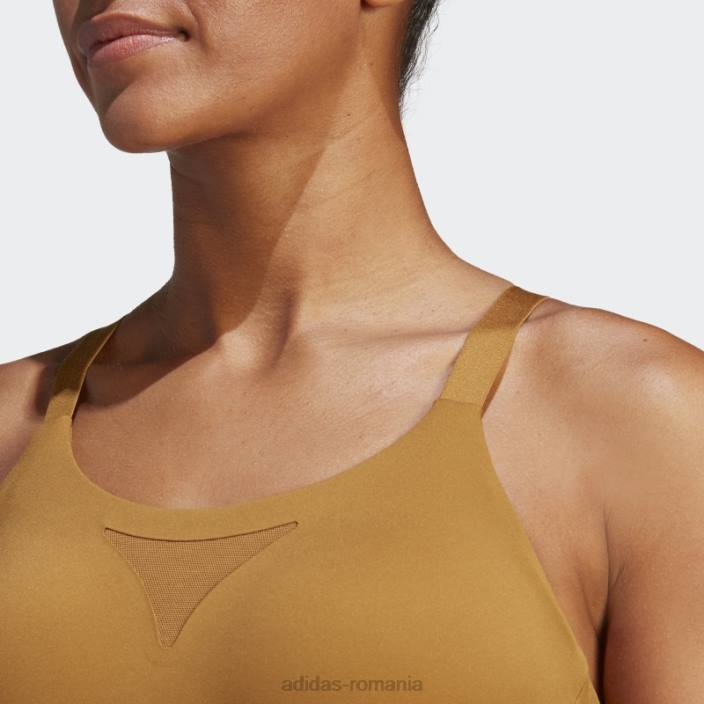 Adidas sutien de înaltă susținere pentru antrenament la impact, bronz femei bronz 2JBN9260